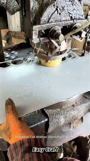 Industrial Flat Washer Stamping Process