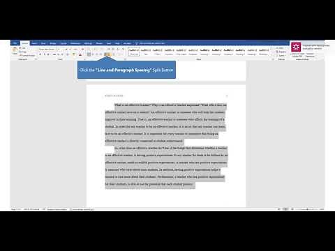 HOW TO ADD SINGLE SPACING IN MICROSOFT WORD 2021
