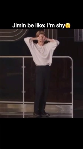He said it in English and then activated shy mode 🥹#jimin #btsconcert