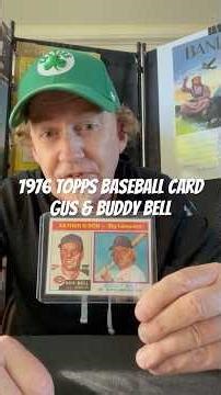 1976 Topps Baseball Card Gus & Buddy Bell #baseballcards #toppsbaseball #1970s