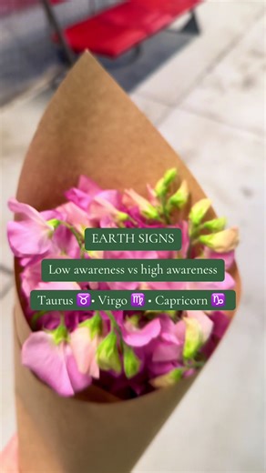 Earth signs (Taurus, Virgo, Capricorn) are builders. Low awareness creates control and fear. High awareness creates stability and freedom. Same sign. Completely different life experience. 👇 Comment your earth sign (♉ ♍ ♑) Sun or Moon &the house #earthsigns #astrologytok #taurus♉️ #virgo♍️ #capricorn♑️