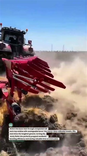 Extreme Soil Crusher in Action 🚜💥 #Farming #AgriTech #Tractor