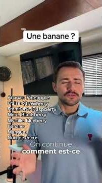 Quiz fruits en #anglais