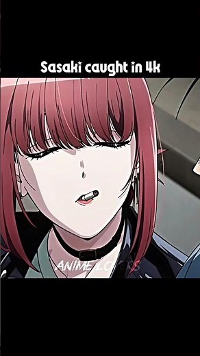 Sasaki Caught in 4k! Smoking with you behind the supermarket | COOOK PARDON #anime #short