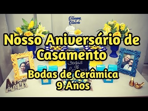 Our Wedding Anniversary / 9 years of marriage / Ceramic Anniversary