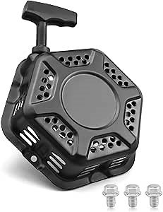 ULZOZN Recoil Starter Assembly Fit for Champion 2000W 3500W 3800W 196cc 212cc 224cc Generator and Power Equipment Replace 100156547-001, Recoil Pull Start Assembly