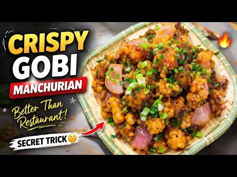 “Crispy Gobi Manchurian 😍 Better Than Restaurant | Secret Trick!”
