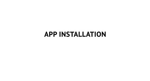 LaView APP Installation