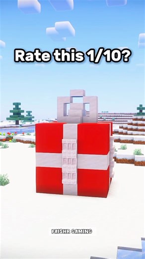 Faishr Gaming on Instagram: "Big present tutorial 🎁 Subscribers: Faishr Craft /YouTube Credit TikTok 👉 blockbinge Tags:- #faishr #faishrgaming #faishrcraft #featurememinecraft #minecraftbuilds #minecrafthouses #minecraft #minecraftmemes #gaming #realisticminecraft #minecraftpe #minecraftbuild #minecraftpc #minecrafter #minecraftonly #minecraftdaily #instagramreel #minecraftideas #minecrafts #minecrafttutorial #minecraftindonesia #minecraftbuildings #minecraftart #minecraftsurvival #minecraftcr