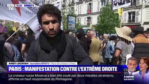 Présidentielle 2022: à Paris, des manifestations contre l'extrême droite | BFM Paris Île-de-France
