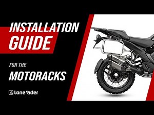 Lone Rider MotoRacks for BMW R1300GS – Installation Guide