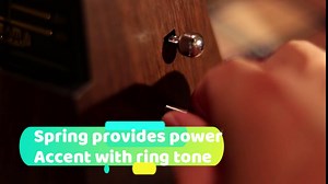 GLEAM Metronome - Mechanical Spring Power with Free Bag for Piano Guitar Violin Drums and Other Instruments Loud Sound (Upgrade Wood Grain)