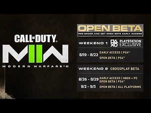 The OFFICIAL Modern Warfare 2 Multiplayer BETA DATES Have Been Revealed… PLAY MW2 EARLY!