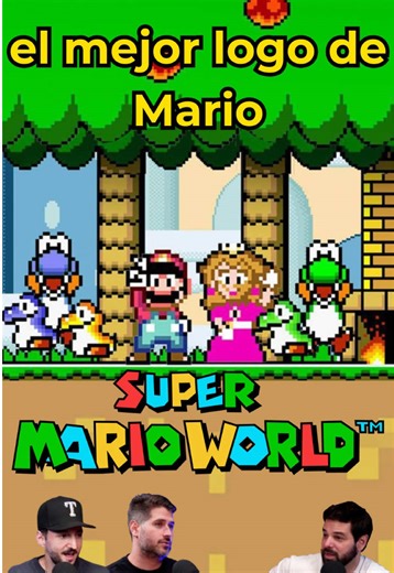 El logo de super mario world es de los mejores que hay en el gaming. Tanto así que Mario lo adoptó para casi todos sus juegos. No te pierdas el episodio completo en nuestro canal de Youtube y Spotify! @Romo ¿Cuál es tu logo favorito? Escríbelo en comentarios #gaming #podcast #videojuegos #supermarioworld #nintendo
