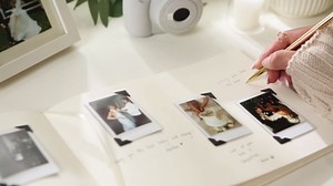 Personalized Guest Book - 11.5" x 8.5" Custom Bride & Groom Names with Bookmark and Hard Cover 140 GSM Blank Pages, for Weddings Guest Book, Engagements, Birthdays, Special Events, Charcoal