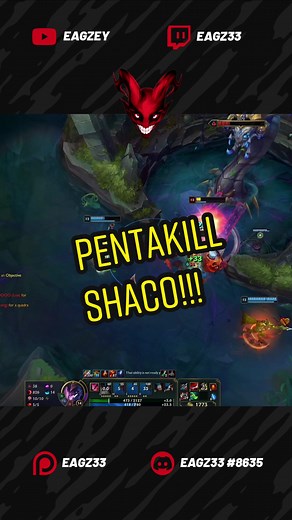 Preseason 13 PENTAKILL with SHACO! Ultimate Build Revealed
