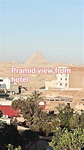 pramid view from the hotel
