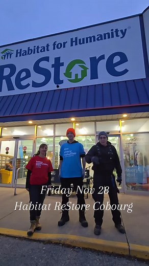 It's getting darker earlier but Friday Nov 28th it becomes BLACK FRIDAY AT THE HABITAT RESTORE IN COBOURG! 50% OFF almost everything in store (some exceptions apply). #habitatforhumanitynorthumberland #shopcanadian #downtowncobourg | Habitat ReStore Cobourg