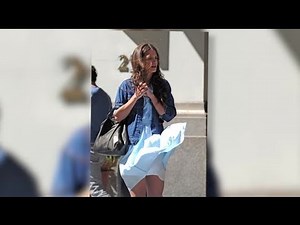 Katie Holmes Suffers a Marilyn Monroe White Dress Moment - Splash News | Splash News TV