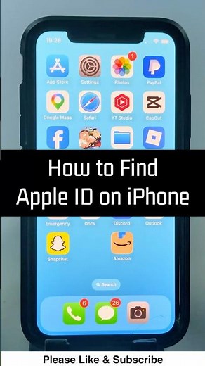 How to Find Apple ID on iPhone