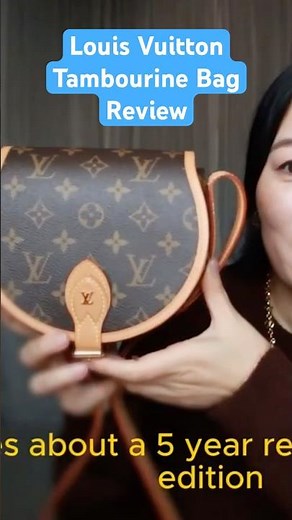 Louis Vuitton Tambourine Bag 5-year Review. Watch the full video 👇🏻 #shorts #louisvuitton