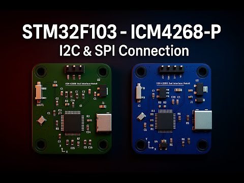 STM32F103 & ICM42688 | Communication via SPI and I2C + Type-C | KiCad PCB Design + 3D View