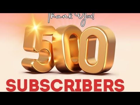 500 Subscriber complete 🎉Thanks to all 🙏🙏