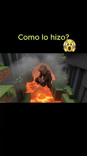 Por Poco y Cae #minecraft
