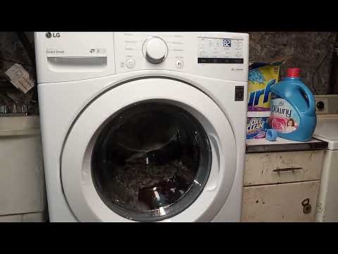 Normal Cycle, Default Setting - LG Front Load Washer Model# WD100C-Date: 11/12/2020