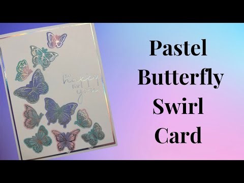 Foiled Butterfly tutorial using the Butterfly Swirl Press Plate