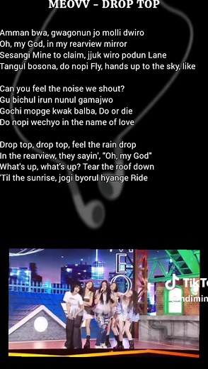 MEOVV - DROP TOP: Lirik dan Makna