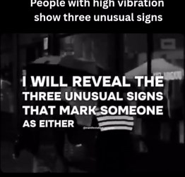 People with high vibrations show these three unusual signs | Robert VSCB Author of "Nell'Oscurità della mente artificiale"