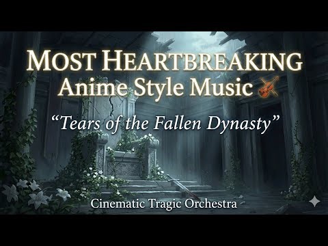 MOST HEARTBREAKING Anime Style Music 🎻 | "Tears of the Fallen Dynasty" | Cinematic Tragic Orchestra