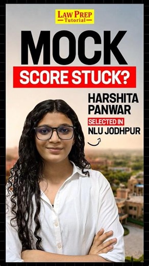NLU Selected Aspirant Reveals Her CLAT Mock Strategy | Harshita Panwar #shorts