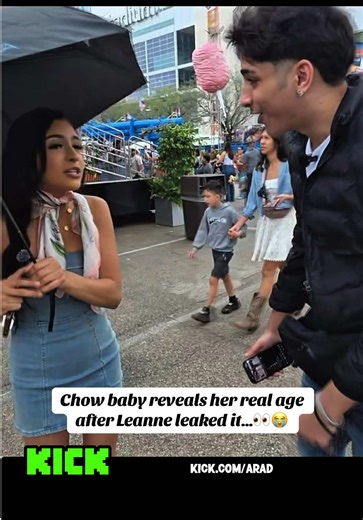 Chow baby reveals her real age after Leanne leaked it…👀😭#arad #chowbaby #viral