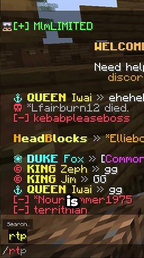 How to start on the Minecraft towny server