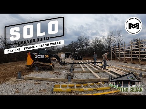 Solo Barndo Build: DIY Your Barndominium | The Cedar | Ep4