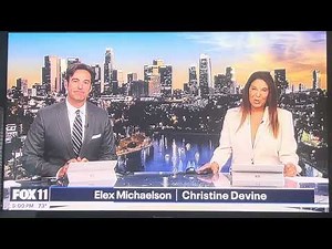 KTTV Fox 11 News at 5pm open August 11, 2025