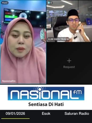 09 Januari 2026 l 5.18pm l Laporan trafik petang Jumaat di Nasional FM📻 Rakan Pelapor: Zulkefli Yunus Hubungi HOTLINE kami: 1-800-88-7752 untuk melaporkan sebarang halangan atau insiden di lebuh raya & untuk mendapatkan info trafik semasa ikuti kami di: ▶️ Channel LLM Info Trafik: https://whatsapp.com/channel/0029VagWLolLCoWtd0Md6o2P ▶️ Aplikasi X dan Tiktok: @llmtrafik ▶️ Facebook: Lembaga Lebuhraya Malaysia ▶️ Lihat Paparan CCTV Lebuh Raya https://www.llm.gov.my ▶️ Aplikasi TUJU dan Aplikasi 