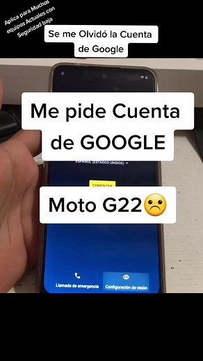 #semeolvidoelpatrondemicelular #celulares #reparaciondecelulares #electromalvi #formatearcelular #semeolvidolacuentadegoogle #eliminarcuentagoogle #frp #frpmotog22