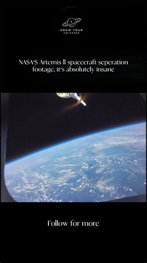This is how spacecraft separate in space 🚀#space #artemisll