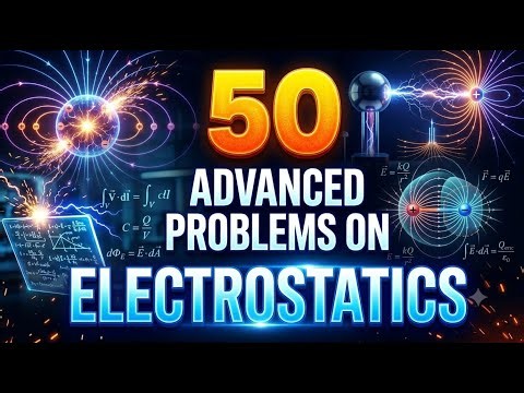 ELECTROSTATICS ADVANCED PROBLEMS | JEE MAINS AND ADVANCED