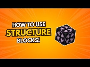 How to use STRUCTURE BLOCKS in Minecraft!