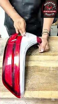 Car Brake Light Repair | Broken Tail Light Plastic Welding & Restoration | Step-by-Step Guide