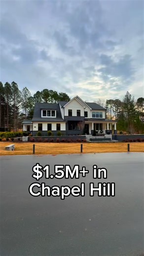 Kerwin Donis | REALTOR® on Instagram: "$1.5M+ model home built in Chapel Oaks - a luxury new construction community in Chapel Hill by Toll Brothers. 📲DM me for the exclusive builder incentives 👀"