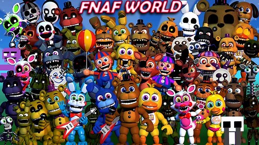 【Fnaf World翻新版】最高难度开荒第二期