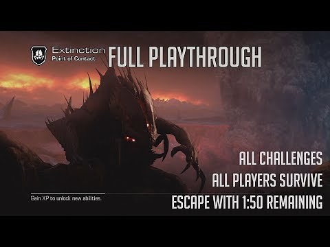 COD Ghosts : Extinction - ALL Challenges Complete - ALLPlayers Escape - Escape FAST!