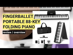 Review: Portable 88-Key Folding Digital Piano - A Game Changer for Musicians on the Go!