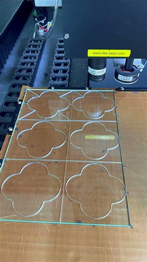 Laser cutting glass processing glass machine #glass #glasscuttingmachine #glasscutting #laser