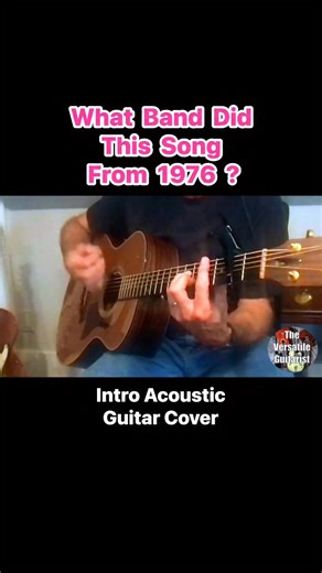 Can you guess what song this is from the short acoustic guitar intro? This was one many greats songs from this 70s classic rock band! #reelsviralシfb #70smusic #classicrock #guitarriff #guitarcover #70srock #guitarsdaily #acousticguitar #oldies #guitarsolo #guitarsong | John Vedoe - Guitarist